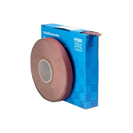 PFERD 1" Shop Roll - Resin/Resin Heavy Duty - 50 Yard Roll - Aluminum Oxide - 80 Grit 47117